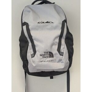 The North Face Stalwart Savage Logo Backpack Gray & Black 26L   15" Laptop Bag